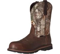 LPACXBYD Bottes Western pour Homme Bottes en cuir grande taille 48 for hommes, bottes de Cowboy occidentales, mi-mollet, chaussures à la mode for toutes les saisons(Big tree color,45 EU)