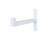LPACXBYD éTagèRe Murale Cadre de Support Suspension Murale d'étagère Droit Fixe Plaque Couche porteuse Support cloison(White 35cm 2pcs)