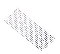LPACXBYD Fil de Rayon de vélo Arc-en-Ciel 26 27.5 29 Pouces, vélo de Montagne/Route 304 en Acier Inoxydable 14G 259/261/271/273/291/293MM pour Les vélos(261MM x 12pcs Color)