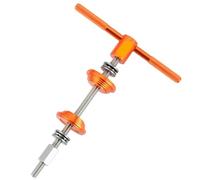 LPACXBYD Outil De Presse pour Roulements De VéLo Support inférieur de vélo Montagne, Outil Presse, Installation Professionnelle manivelle, axe Central, Casque(Orange)