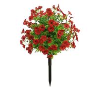 LPACXBYD Plante Violette en Plastique, décoration extérieure, arbustes résistants, Faux tuteur Floral pour Jardin(Color 2-Type 4)