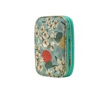 LPACXBYD Sac à Projet Tricot Empty Knitting Needles Case Travel Storage Organizer Bag for Circular and Other Accessories Kit(Green)