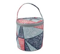 LPACXBYD Sac à Projet Tricot Empty Small Yarn Storage Bag Lemon Yellow Knitted Wool Bags Portable Travel Organize for Crochet Hook and Sewing Tools(Blue)