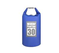 LPACXBYD Sac Etanche Sac étanche et Pliable de 5 L/10 L/15 L/20 L/30 L, idéal for la plongée en Plein air, Plage, Natation, Le Rafting, rivière ou l'océan(30L Deep Blue)