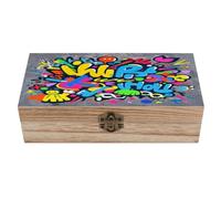 LPAGBCNU Boîte à bijoux en bois faite à la main pour ranger bijoux, pièces de monnaie, cartes tartot, petits trésors