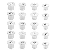 LPAMABA 32 PCS Outil de Centrage de Goujon, 12*12mm 12*10mm 13*8mm 10*6mm Pointe de Centrage, Centreur Percage Bois, Guide de Perçage Bois Centreur, Centreur pour Cheville a Bois