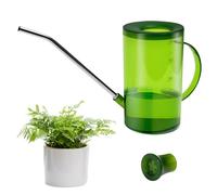 LPAMABA Arrosoir Plante Intérieur 1 L, Arrosoirs Bonsai Transparents, Petit Arrosoir Plastique à Long Bec, Arrosoirs de Jardin avec Poignée et Pommeau, pour Plantes Fleurs Succulentes, Vert