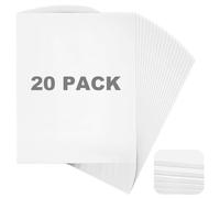 LPAMABA Lot de 20 Panneaux en Mousse Blanche A4, Carton Mousse 5MM Épaisseur, Carton Plume, Planche de Carton Mousse,pour Présentations, Modélisme, Expositions d'art, Projets de Bureau-210MM×300MM
