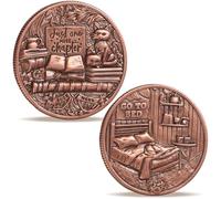 LParkin Just One More Chapter Coin Gamer Cadeau livre pour les amateurs de livres - Pièce de monnaie unique à rabat et pièces de monnaie livre pour femmes lectrices, idée décisionnelle (un chapitre de