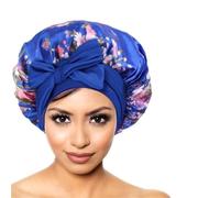 LPATEBCVU Bonnet De Nuit en Soie Bonnet de Nuit en Satin for Cheveux bouclés, Bonnet Soyeux Femmes, Grand avec Lien(Color5)