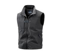 LPATEBCVU Camping Pêche Respirant Gilet De en Vrac | Gilet d'été à col montant for hommes, outil fin, loisirs de plein air