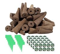 LPATEBCVU Éponges De Culture Kit de dosettes graines for systèmes Culture hydroponique, 110 pièces, Facile à Utiliser, démarreur en intérieur, d'éponge extérieur Absorbant l'eau