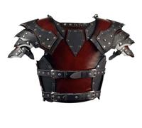 LPATEBCVU Gilet D'armure De Poitrine Punk Médiéval en Cuir | Costume d'archer Cosplay for adulte, armure de poitrine, boléro CoatUni