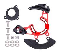 LPATEBCVU Guide ChaîNe pour VéLo Guide de chaîne protège-Plateau VTT poulie chaînes stabilisateur 32-38T vélo Compatible(Red)