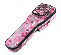 LPATEBCVU Housse Guitare Sac à Dos for Guitare 21 Pouces ukulélé coloré Étui Souple en Coton 10 mm Mini Sac 2 Couleurs Option Sacs(Pink)