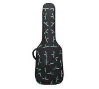 LPATEBCVU Housse Guitare Sac à Dos Souple for Guitare électrique Pliable en Tissu imperméable avec Rembourrage éponge de 12 mm(105 * 6 * 40cm)