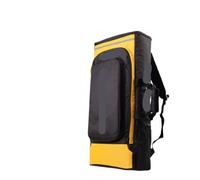 LPATEBCVU Housse pour Arc Compound Grand étui à nœud réglable avec bâton d'arc et Sac de Rangement for flèches, Double bandoulière Extensible Grande capacité(Yellow Color)