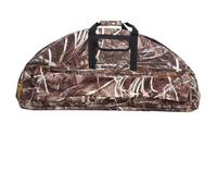 LPATEBCVU Housse pour Arc Compound Sac à Arc composé de tir l'arc 95/115cm, Sangle réglable en Toile, Pratique Cible Plein air, Mallette Rangement Portable étanche for arcs(95-Brown)