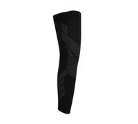 LPATEBCVU Manchon De Compression Jambe EntièRe 1/2 pièces Manchon de Jambe Compression Pleine Longueur-Soutien du Genou et Mollet-Manchons Sport d'entraînement for Hommes Femmes(Black-1PCS,XL)