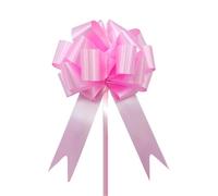 LPATEBCVU NœUd De Mariage pour Voiture Grand nœud de Ruban à Tirer, 10 pièces, for Voiture Mariage, boîte fête Vacances, Emballage, Fleuriste, Fleurs tirées la Main(Pink)