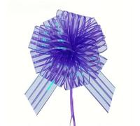 LPATEBCVU NœUd De Mariage pour Voiture Grands nœuds à Tirer for Mariage, 10 pièces, Emballage de Fleurs, boîte Bonbons, Bricolage, fête d'anniversaire, Voiture(Purple)