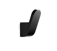 LPATEBCVU PatèRe En Laiton Crochets muraux simples en rangée, crochets à roulement laiton for porte, salle de bains, cuisine intérieure, couloir, for vêtements(Black)