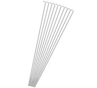 LPATEBCVU Rayons pour VéLo 10 pièces en Acier Inoxydable 14G Rayons de vélo Route VTT Cycle de vélo 250/255/258/261/263/265/275/296mm Accessoires d'écrous(10pcs -254MM)