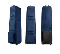 LPATEBCVU Sac De Voyage pour Le Golf Couverture légère de Sac Voyage Club Golf imperméable avec des Roues Couverture Pliable portative d'aviation d'Oxford(Dark Blue)