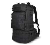 LPATEBCVU Sac Randonnée Sac à dos 50 L en nylon 1000D avec cadre, idéal for les activités de plein air, le camping, la randonnée, trekking et chasse(Black)