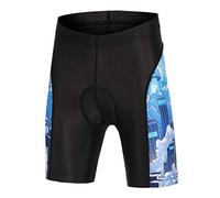 LPATTERN Unisexe-Enfant Garçon Fille Short Pantalon Court Cuissard de Cyclisme Rembourré Thermique, Astronaut (Short Cyclisme), 2XL(Hauteur 146-152CM)