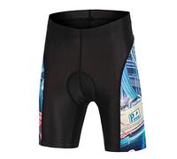 LPATTERN Unisexe-Enfant Garçon Fille Short Pantalon Court Cuissard de Cyclisme Rembourré Thermique, Technologie (Short Cycliste), M(Hauteur 120-130CM)
