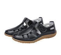 LPB 41 Chaussures Femme Pieds Larges Confort Chaussures de Mode décontractées Creuses de Couleur Unie pour Femmes LPB 41 Chaussures Femme Pieds Larges Confort pediconfort Femme (Black, 40)