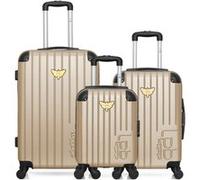 lpb luggage - lot de 3 - valise weekend, valise cabine et valise cabine xxs marianne - beige beige G