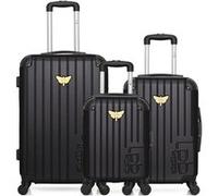lpb luggage - lot de 3 - valise weekend, valise cabine et valise cabine xxs marianne - noir noir G