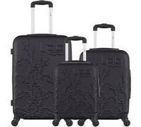 lpb luggage - lot de 3 - valise weekend, valise cabine et valise cabine xxs nais - noir noir