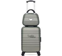 Set de 2 Valises - LPB LUGGAGE - AURELIA-H - 50 cm - Vert - 4 Roues Multidirectionnelles
