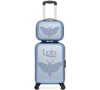 LPB LUGGAGE - Set de 2 Valises FRANCETTE-H 50 cm 4 Roues - bleu