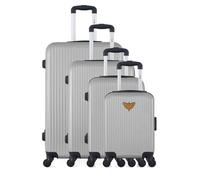 LPB LUGGAGE - Set de 4 Valises AGATA-M 75 cm 4 Roues - gris