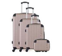 LPB LUGGAGE - Set de 4 Valises HAMBOURG-C 75 cm 4 Roues - rose