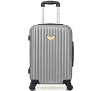 - valise cabine abs agata 4 roues 55 cm - gris