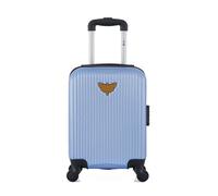 lpb - valise cabine xxs abs agata 4 roues 46 cm - bleu dore bleu dore