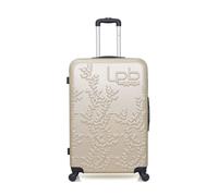 - valise grand format abs naïs 4 roues 75 cm - beige