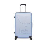 - valise grand format abs norine-a 4 roues 70 cm - bleu dore