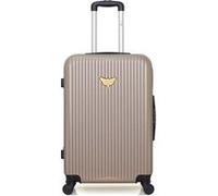 lpb luggage - valise weekend agata 65 cm 4 roues - beige beige G