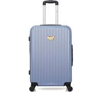 LPB - Valise Weekend ABS AGATA 4 Roues 65 cm Bleu