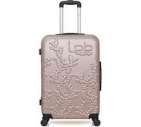 lpb luggage - valise weekend nais 65 cm 4 roues - rose dore rose dore G