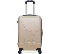 lpb - valise weekend abs norine-a 4 roues 60 cm - beige beige