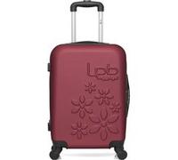 lpb - valise cabine abs eleonor 4 roues 55 cm - bordeaux bordeaux