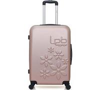 lpb - valise weekend abs eleonor 4 roues 65 cm - rose dore rose dore G
