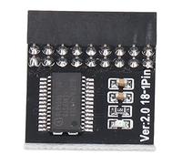 LPC 18PIN TPM 2 0 Prise en Charge du Module de sécurité Win11 Test de Mise à Niveau Modèle du Fournisseur MRS121D PCB Black PCB Chifle de cryptage de Carte mère Compatible avec
